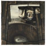 Salon des Nutzlosen by Matthias Franz contemporary artwork painting works on paper