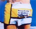 MONDRIAN IN EXCELSIS A live event by Adam Nankervis and David medalla Fire Island New York 1993 by Mondrian Fanclub david Medalla Adam Nankervis contemporary artwork Photography
