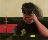 Contemplation by Liu Bin contemporary artwork painting