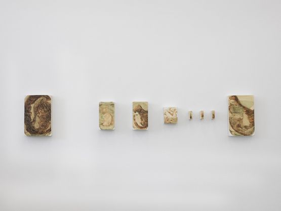 Peabody Specimens Gharials and False Gharials by Fiza Khatri contemporary artwork Painting