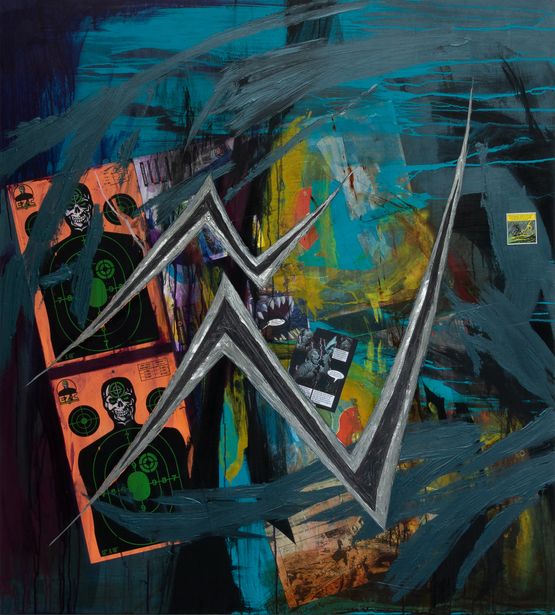 THUNDER AND LIGHTNING by Ian Tee contemporary artwork Painting