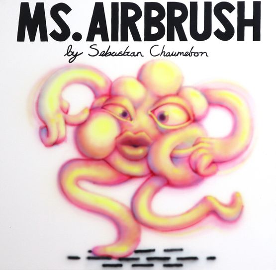 MS AIRBRUSH by Sebastian Chaumeton contemporary artwork Painting