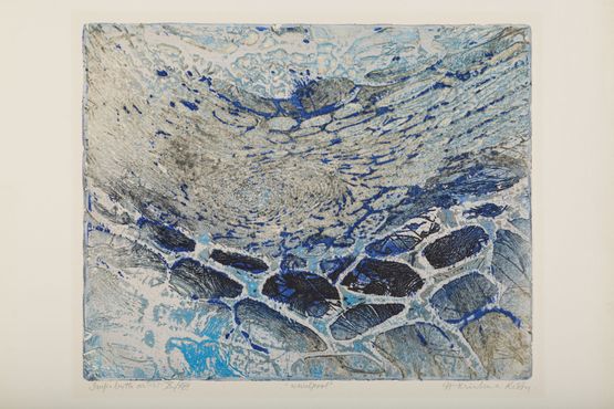Whirlpool by Krishna Reddy contemporary artwork Works on Paper