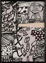 Sequence XVIII by Jean Dubuffet contemporary artwork works on paper