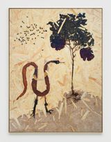 Oriented Snake Board by Julius Von Bismarck contemporary artwork sculpture