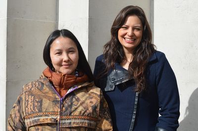 Candice Hopkins and Asinnajaq
