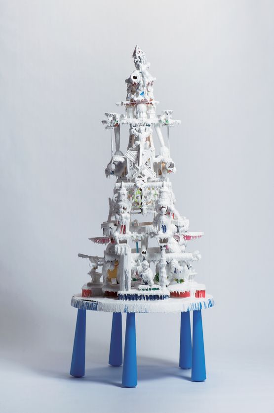 White Discharge by Teppei Kaneuji contemporary artwork Installation