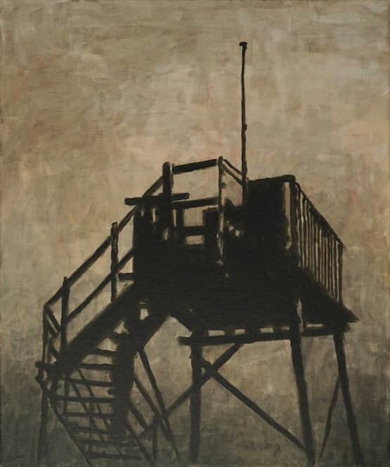 Der falsche Blick by Heribert Ottersbach contemporary artwork Painting