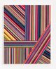 Wool Painting Cool Lines Drift and Separate by Jim Lambie contemporary artwork Mixed Media