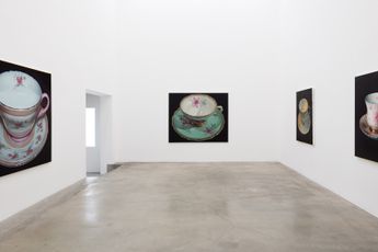 Contemporary art exhibition Robert Russell Teacups at Anat Ebgi Culver City United States