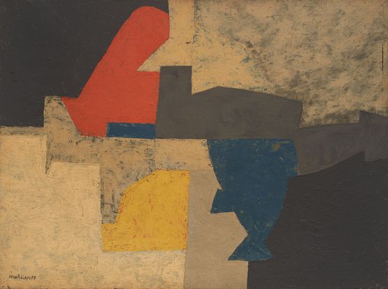 Rouge bleu jaune by Serge Poliakoff contemporary artwork Painting