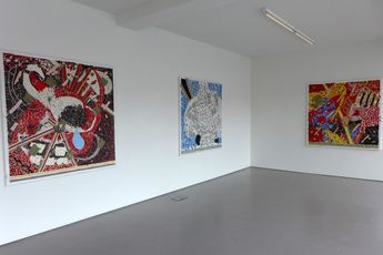 Contemporary art exhibition Rohan Wealleans NOWON The Return at Hamish McKay Wellington New Zealand