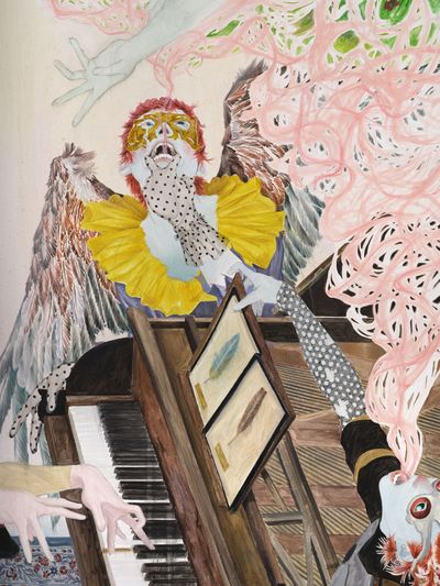 Ding Shilun Paints Lifes Absurdities at Bernheim Gallery