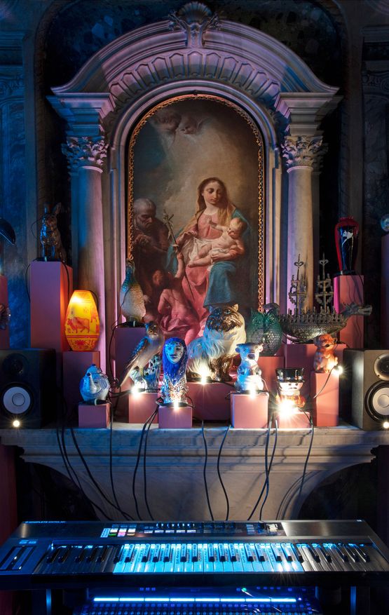 Little Gods Chamber Organ by Oliver Beer contemporary artwork Installation