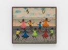 Soltando balao Releasing Balloons by Heitor Dos Prazeres contemporary artwork Painting