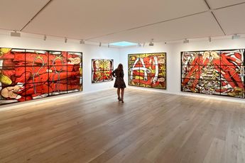 Contemporary art exhibition Gilbert  George THE CORPSING PICTURES at Patricia Low Contemporary Gstaad Switzerland