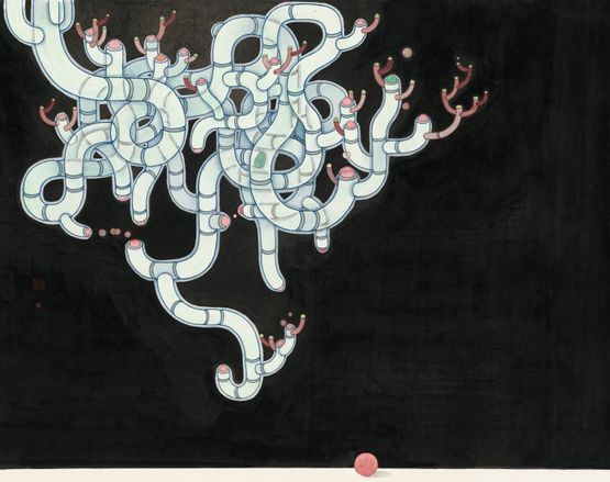 Tree Talks by Zhang Xiaoli contemporary artwork Works on Paper