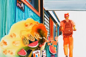 Contemporary art exhibition John Krner Cosmopolitan Super Fruits at Victoria Miro Wharf Road London United Kingdom