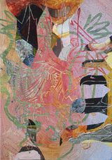 Predating by Helen Johnson contemporary artwork painting