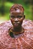 Pokot Initiate with Ochered Collar Kenya by Carol Beckwith  Angela Fisher contemporary artwork Photography