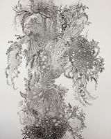 Earth Blossom No.5 by Imhathai Suwatthanasilp contemporary artwork drawing painting print