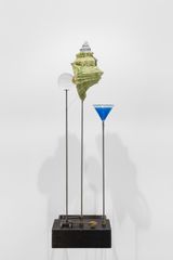 Das Blaue Schlupfloch by Rebecca Horn contemporary artwork sculpture