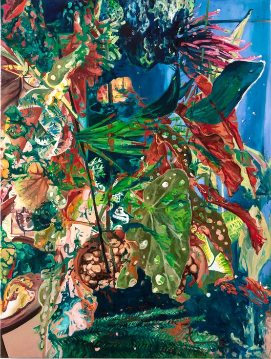Pet Plants_Fish Tank_1 by Jihyun Lee contemporary artwork Painting