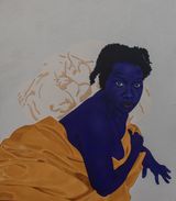 Naki 2 by Stacey Gillian Abe contemporary artwork painting textile