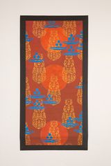 P2- Bukhara floral pattern Ottoman tigertripe and cintamani 3 circles by Chant Avedissian contemporary artwork painting