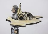 Dystopian error by Prabhakar Pachpute contemporary artwork works on paper