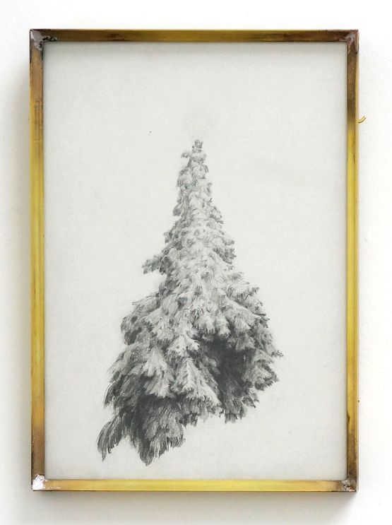 Rebellious Tree by Koo Hyunmo contemporary artwork Works on Paper