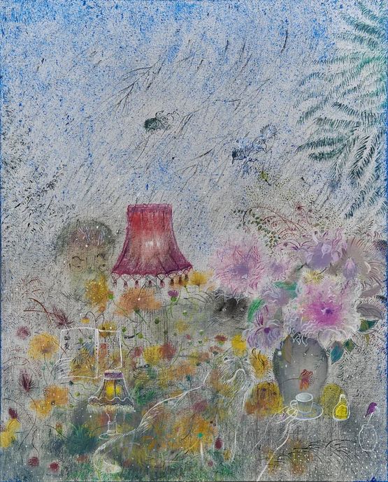 The Song of Four Seasons by Shen Ling contemporary artwork Painting
