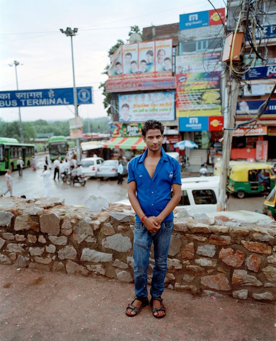 Ashok Mehrauli Bus Terminal by Sunil Gupta contemporary artwork Photography