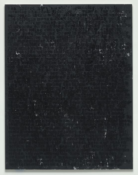 Stranger 96 by Glenn Ligon contemporary artwork Painting