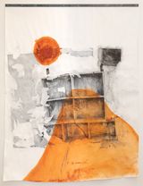 Rust in the System by Radhika Khimji contemporary artwork painting print works on paper