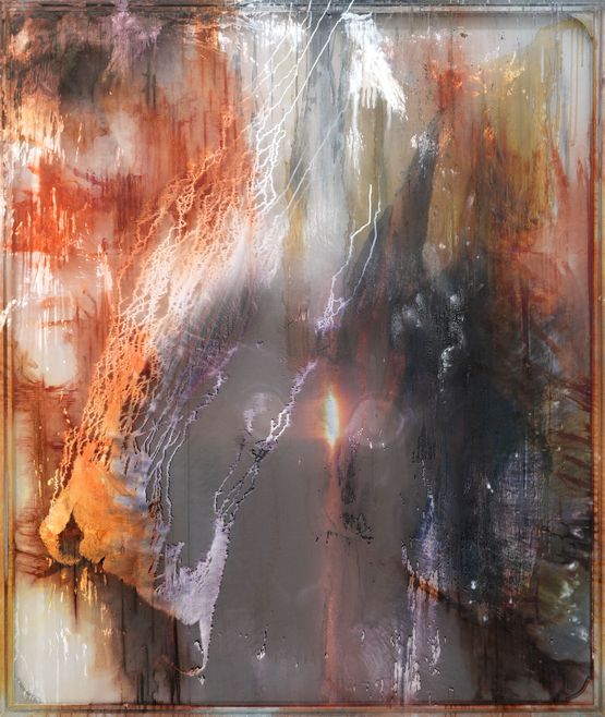 Between 2 Eclipses by Korakrit Arunanondchai contemporary artwork Painting