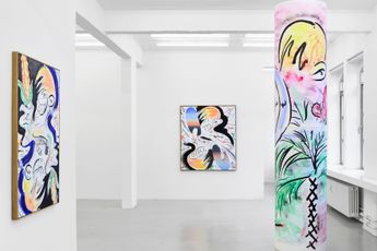 Contemporary art exhibition Henning Strassburger HIGH at Sies  Hoke Dusseldorf Germany