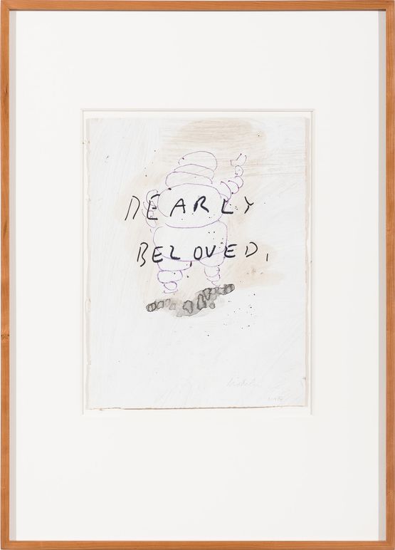 Untitled Michelin Man by Newell Harry contemporary artwork Painting