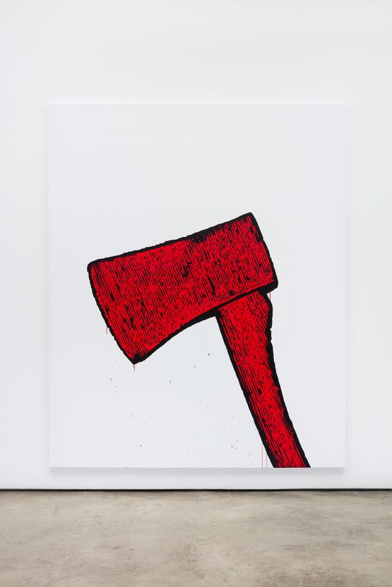 Untitled Axe by Gardar Eide Einarsson contemporary artwork Painting