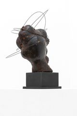 Head V by Manolo Valdes contemporary artwork sculpture