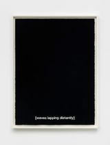 Waves Lapping Distantly by Gardar Eide Einarsson contemporary artwork works on paper