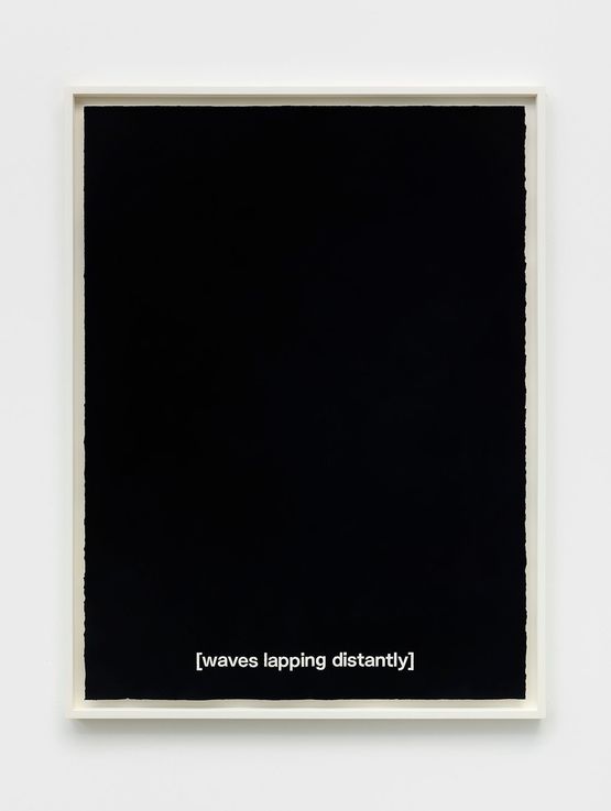 Waves Lapping Distantly by Gardar Eide Einarsson contemporary artwork Works on Paper