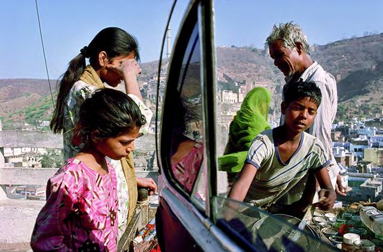 Vendor and clients Bundi by The Estate Of Raghubir Singh contemporary artwork Photography