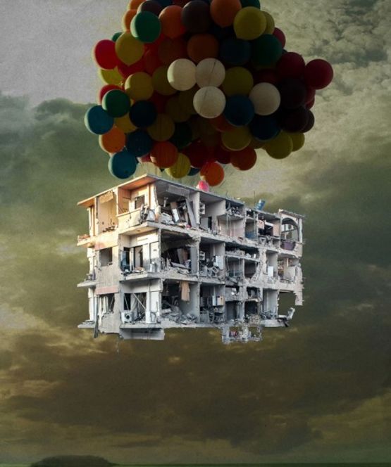 Damascus from Bon Voyage Series by Tammam Azzam contemporary artwork Photography