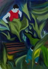 Samad Vurgun Around 2 by Agil Abdullayev contemporary artwork painting