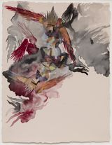 Empire Follows Art States of Agitation 2 by Shahzia Sikander contemporary artwork painting works on paper drawing
