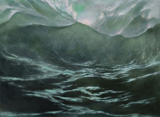 Grande onda by Thomas Braida contemporary artwork Painting