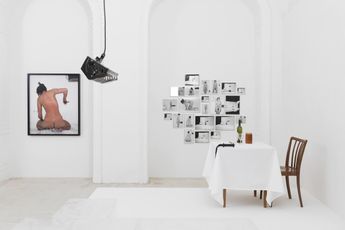 Contemporary art exhibition Marina Abramovic Thomas Lips at Galerie Krinzinger Seilerstatte 16 Vienna Austria