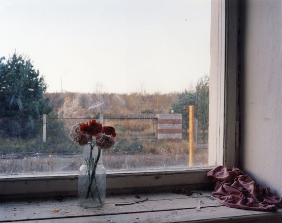 Window I Soviet Border Guardhouse Saaremaa Island Estonia by Tomoko Yoneda contemporary artwork Photography
