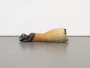 Liegende in gelbem Kleid Lying in Yellow Dress by Leiko Ikemura contemporary artwork Sculpture